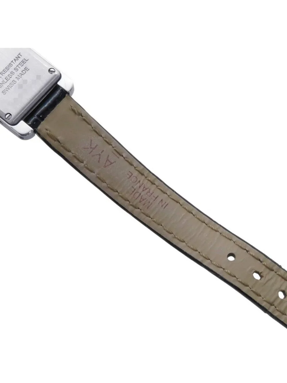 Cartier Tank American Mini Watch Silver Dial